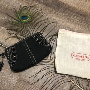 NWOT Coach Wristlet with dust bag